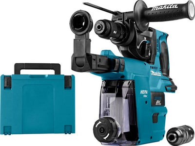 Makita marteau combiné à batterie 18v nu avec aspiration de poussière