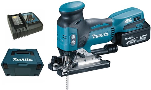 Makita djv181rt1j scie sauteuse sans fil avec poignée en T | 1x batterie 18v 5,0ah - djv181rt1j