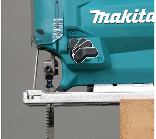 Makita djv186z | scie sauteuse sans fil | 18v | poignée en D | sans piles ni chargeur | dans la boîte - djv186z