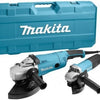 Makita dk0053g ensemble meuleuse d'angle ga9020 + 9558hnrg en étui - dk0053