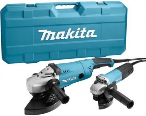 Makita dk0053g ensemble meuleuse d'angle ga9020 + 9558hnrg en étui - dk0053