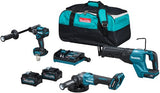 Makita dk0159g301 | ensemble de combinaisons | 40 V maximum | Batterie 4,0 Ah | chargeur rapide | df001g, ga005, jr001g | dans un sac - afbeelding 2