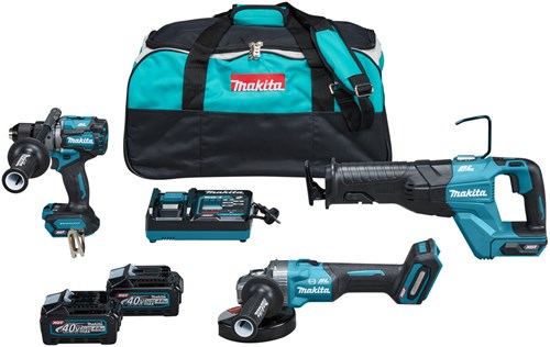 Makita dk0159g301 | ensemble de combinaisons | 40 V maximum | Batterie 4,0 Ah | chargeur rapide | df001g, ga005, jr001g | dans un sac