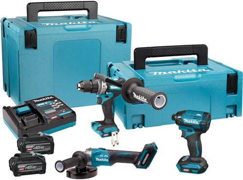 Makita dk400nx | Ensemble combiné xgt 40 v max | df001g + td002g + ga005g | avec chargeur de batterie - dk400nx