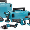 Makita dk401nx | Ensemble combiné xgt 40 v max | df001g + td002g + ga005g + jr002g | avec chargeur de batterie - dk401nx
