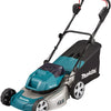 Makita dlm463pt2 | tondeuse à gazon à batterie lxt 2x18 v | 46 cm | Batterie 5,0 Ah (2 pièces) | chargeur rapide duo | en boîte