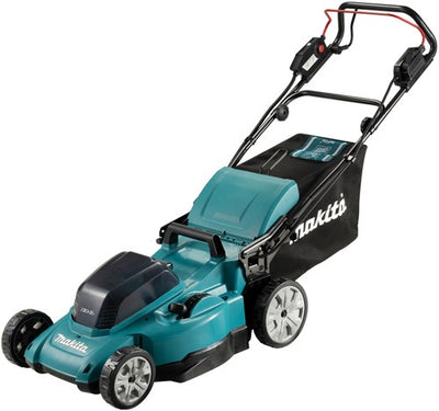 Makita dlm481pt2 | tondeuse à gazon à batterie lxt 2x18 v | 48 cm | Batterie 5,0 Ah (2 pièces) | chargeur rapide duo | en boîte - dlm481pt2