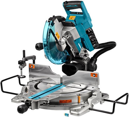Makita dls111pt2u scie à tronçonner radiale 2x18 v 260 mm batterie 5,0 ah (2 pcs), chargeur rapide duo - dls111pt2u