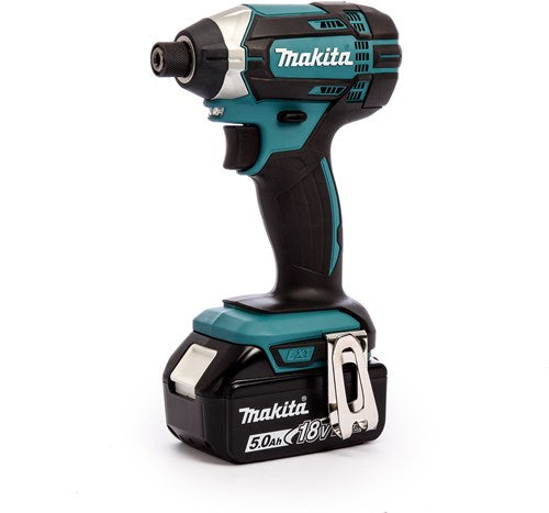 Ensemble combiné Makita dlx2145tj | Perceuse à percussion sans fil dhp458 + visseuse à percussion sans fil dtd152 | Li-ion 18 V 5,0 Ah