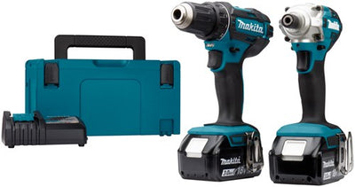 Makita ensemble combiné ddf482 dtd156 18v 3.0ah