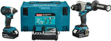 Makita dlx2545tj ensemble combiné 18v perceuse/tournevis ddf492 + tournevis à percussion dtd153 (2x 5,0ah et chargeur) dans mbox - dlx2545tj - afbeelding 2