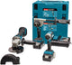 Makita dlx3155tj | ensemble de combinaisons | 18v | perçage, vissage (à percussion) et meulage | ensemble | 5,0ah | dans mbox-dlx3155tj