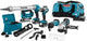 Makita dlx5040tx1 Kit combiné 18 V pour travaux polyvalents Batteries 5,0 Ah (2 pièces) dans un sac - dlx5040tx1