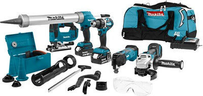 Makita dlx5040tx1 Kit combiné 18 V pour travaux polyvalents Batteries 5,0 Ah (2 pièces) dans un sac - dlx5040tx1