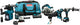 Ensemble combiné Makita dlx7031tx1 - ddf492 + dtd153 + hebr243 + dga504 + dhs660 + djr187 + dtm52 | y compris 2x batterie 5,0 Ah et chargeur - dlx7031tx1