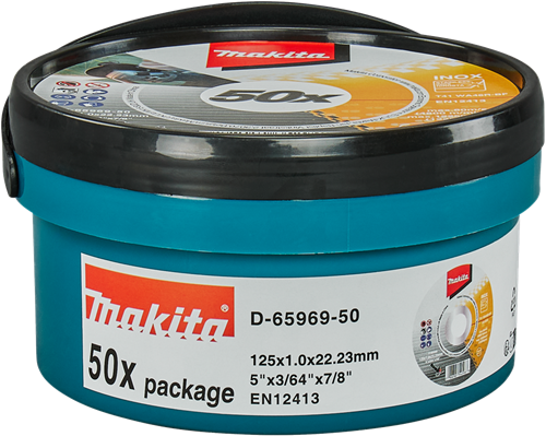 Makita disque à tronçonner 125x1,0mm acier inoxydable - d-65969-50