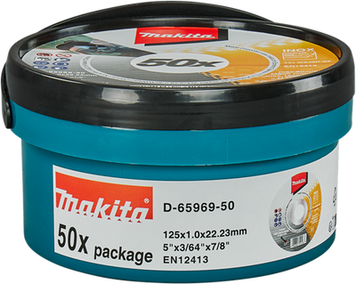 Makita disque à tronçonner 125x1,0mm acier inoxydable - d-65969-50