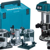 Makita drt50zjx3 fraiseuse à batterie 18v li-ion | sans piles ni chargeur dans la m-box