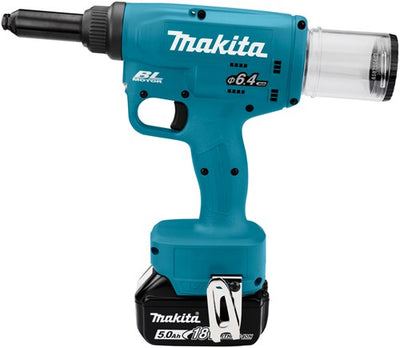 Makita drv250rtj | pince à rivets aveugles à batterie | 18v | 5,0 Ah | Li-ion | mbox