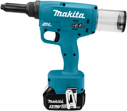 Makita drv250rtj | pince à rivets aveugles à batterie | 18v | 5,0 Ah | Li-ion | mbox