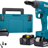 Makita drv250rtj | pince à rivets aveugles à batterie | 18v | 5,0 Ah | Li-ion | mbox