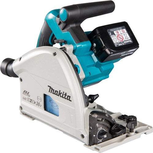 Makita dsp600pt2j scie plongeante à batterie lxt 2x18v | Batteries 2x5,0ah et chargeur duo
