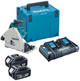 Makita dsp600pt2j scie plongeante à batterie lxt 2x18v | Batteries 2x5,0ah et chargeur duo