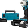 Makita dtw301rtj | clé à chocs à batterie | ensemble | 18v | Batterie 2 x 5,0 Ah et chargeur rapide | dans mbox