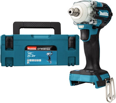 Makita dtw301zj clé à chocs 1 2 330nm 18 volts avec goupille de verrouillage à ressort | sans piles ni chargeur dans m-box - dtw301zj