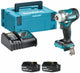 Makita dtw302rtj | clé à chocs à batterie | 18v | Batterie 2 x 5,0 Ah + chargeur rapide | dans mbox
