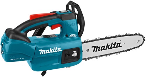 Tronçonneuse Makita duc254pte 18v avec poignée supérieure 25 cm | Batterie 5,0 Ah (2 pièces) + chargeur rapide duo