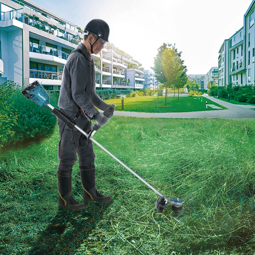 Makita débroussailleuse à batterie manche en U 2x18v nue