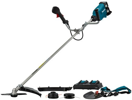 Makita dur369apt2 | débroussailleuse à batterie | poignée en U | 2 x 18 volts | 5,0 Ah | Li-ion-dur369apt2