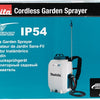 Makita dus158z | lxt 18 sc | pulvérisateur à pression à dos | 15 litres | sans batterie ni chargeur | dans la boîte - so158z