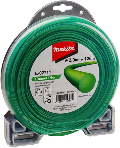 Accessoires Makita fil de coupe 2,0x126m rond - e-02711 - e-02711