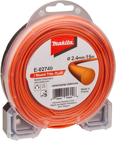 Accessoires Makita fil de coupe 2,4x15m rond - e-02749 e-02749