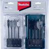 Accessoires Makita e-08698 jeu de perceuses rapides | 150 mm | 1 4 hexagone | 8 pièces - e-08698