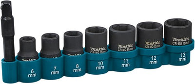 Makita accessoires jeu de douilles à chocs 8 pièces - e-12289 - e-12289