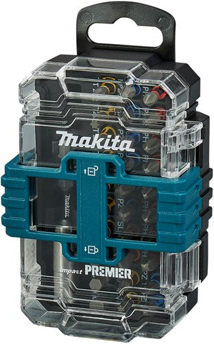 Accessoires Imp makita e-13552 | jeu d'embouts de tournevis à percussion | 31 pièces | 25mm | agir comme premier ministre - e-13552
