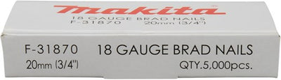 Accessoires Makita attache 20mm 1.0x1.2mm - f-31870