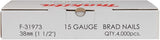 Accessoires Makita attaches parisiennes f-31973 | 38mm 1,4x1,8mm | galvanisé | 4000 pièces - f-31973 - afbeelding 2