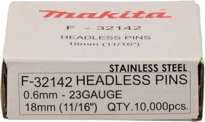 Makita accessoires broche vk 18mm acier inoxydable - f-32142