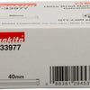 Accessoires Makita longueur de brad 40mm version fil galvanisé épaisseur 1,61mm - f-33977