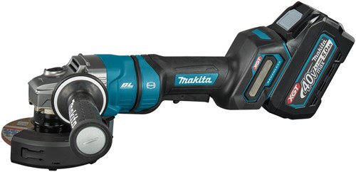 Makita ga050gt101 | meuleuse d'angle sans fil | 125 mm | 40 V maximum | ensemble | Batterie Li-Ion 5,0 Ah | mbox