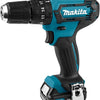 Makita hp333dsaj | 12 V maximum | perceuse à percussion/visseuse | Batterie 2,0 Ah (2 pièces) | chargeur | dans mbox - hp333dsaj