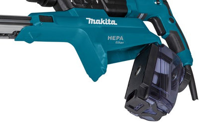 Marteau combiné Makita 230v avec unité d'aspiration de poussière