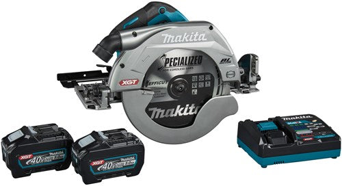 Scie circulaire à batterie Makita 270mm xgt 40v max 5.0ah