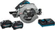 Scie circulaire à batterie Makita 270mm xgt 40v max 5.0ah