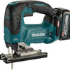 Makita jv002gd201 scie sauteuse sans fil 40 v max avec poignée en D | Batterie 2,5 Ah (2 pcs), chargeur rapide, en mbox