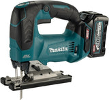 Makita jv002gd201 scie sauteuse sans fil 40 v max avec poignée en D | Batterie 2,5 Ah (2 pcs), chargeur rapide, en mbox - afbeelding 1